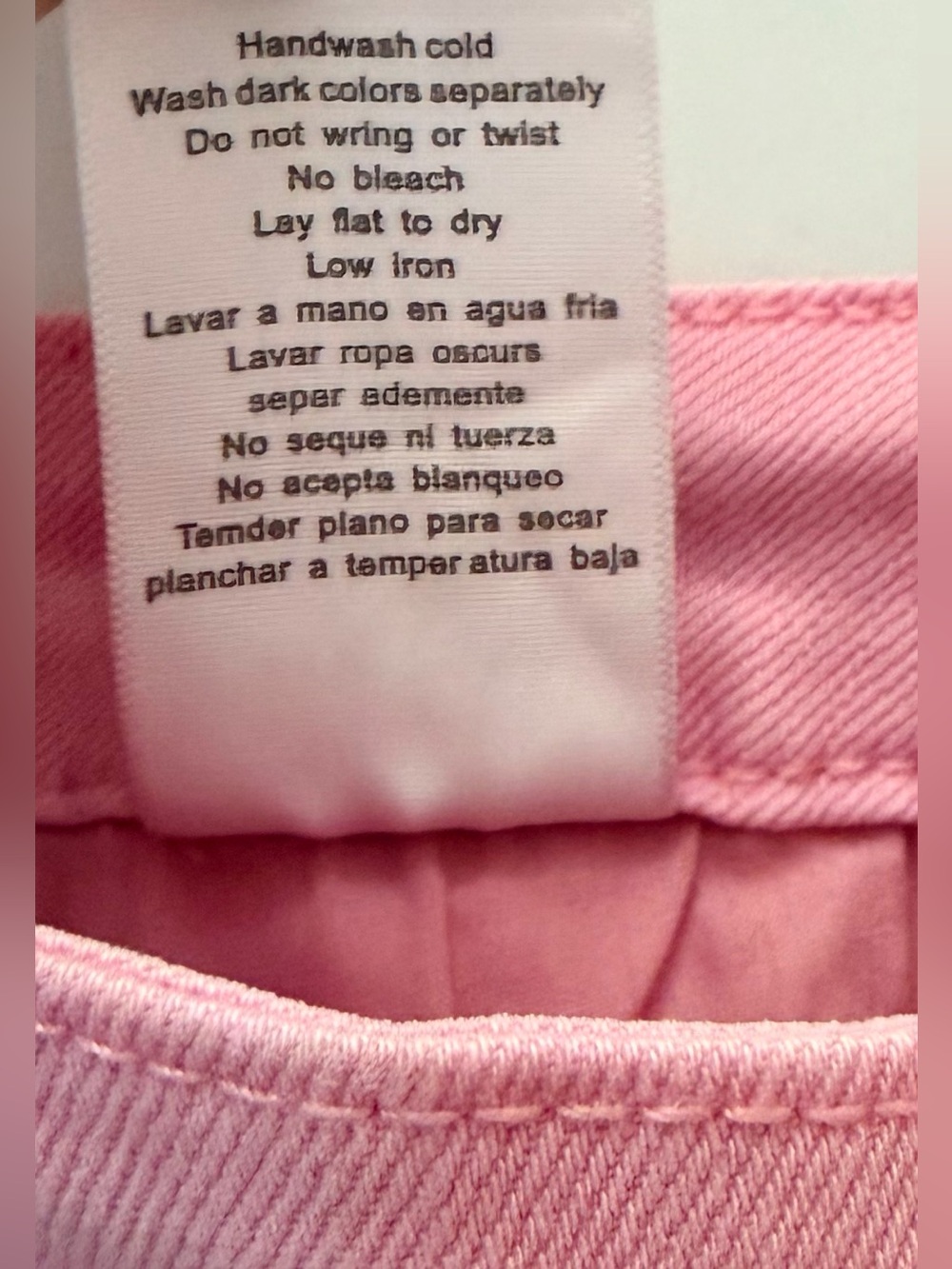 Judy Blue Pink Garment Dyed Fray Hem Shorts - Picture 8 of 9